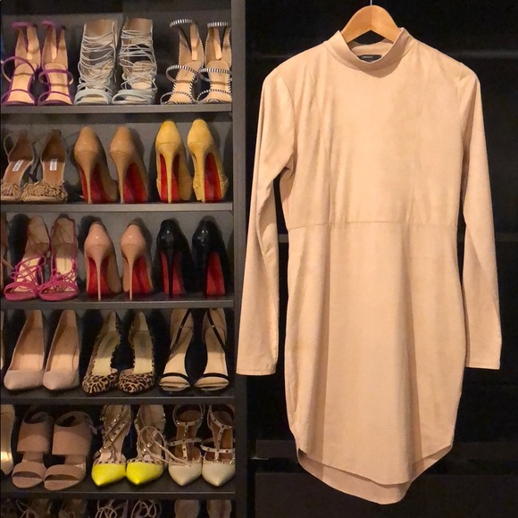 Forever 21 Dresses & Skirts - Light Tan/Nude Faux Suede Short Dress Forever 21 Dresses & Skirts - Light Tan/Nude Faux Suede Short Dress